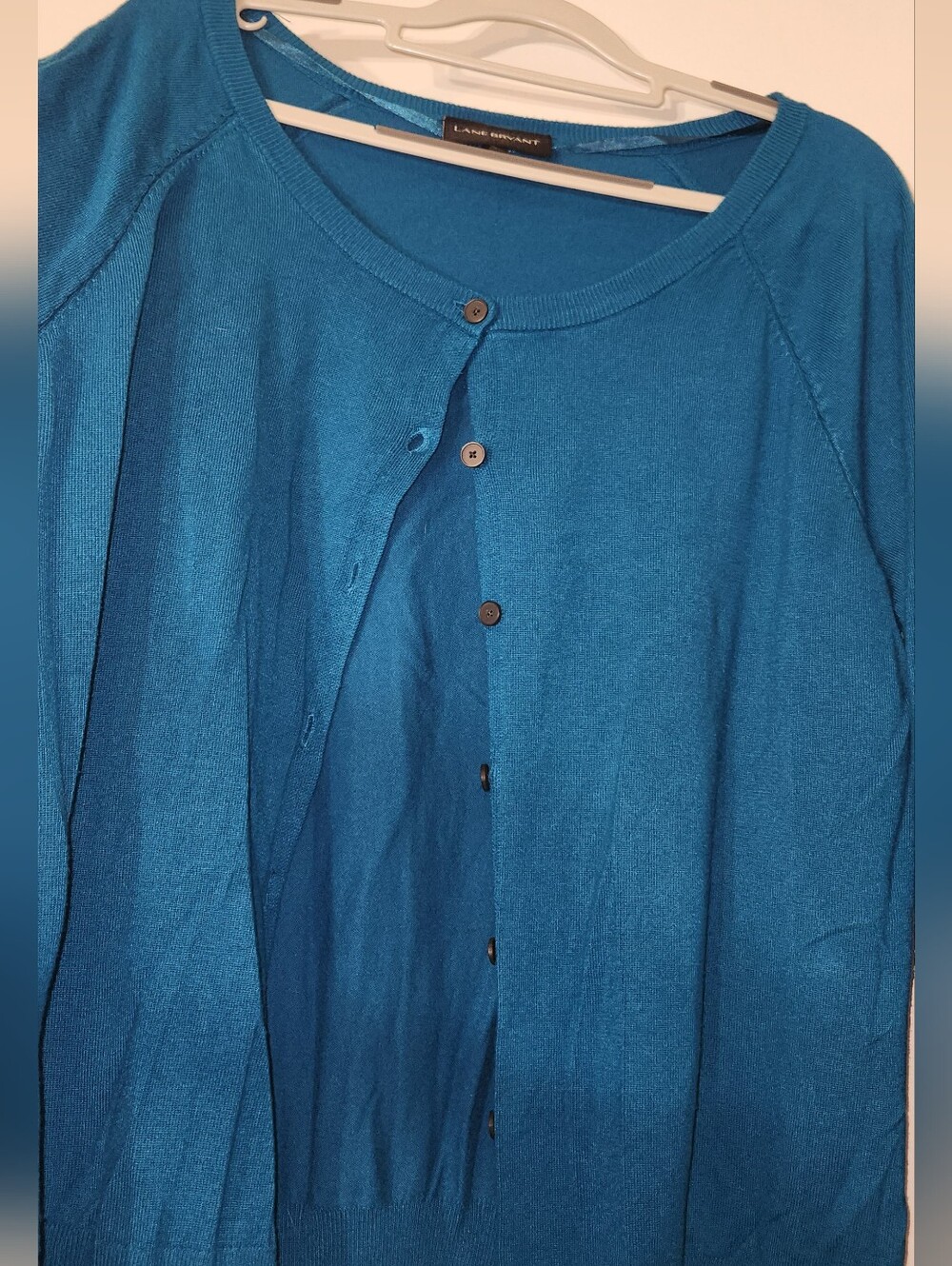 🩵💙💚Lane Bryant 🩵💙💚Teal Blue Button-Up Cardigan. 18/20.